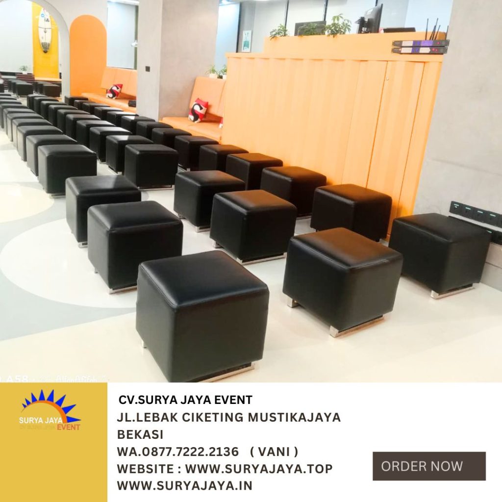 Sewa Puff Kotak Warna Hitam Bogor