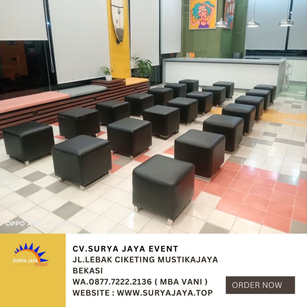 Sewa Puff Kotak Warna Hitam Bogor