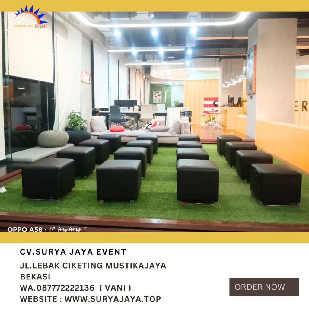 Sewa Puff Kotak Warna Hitam Bogor