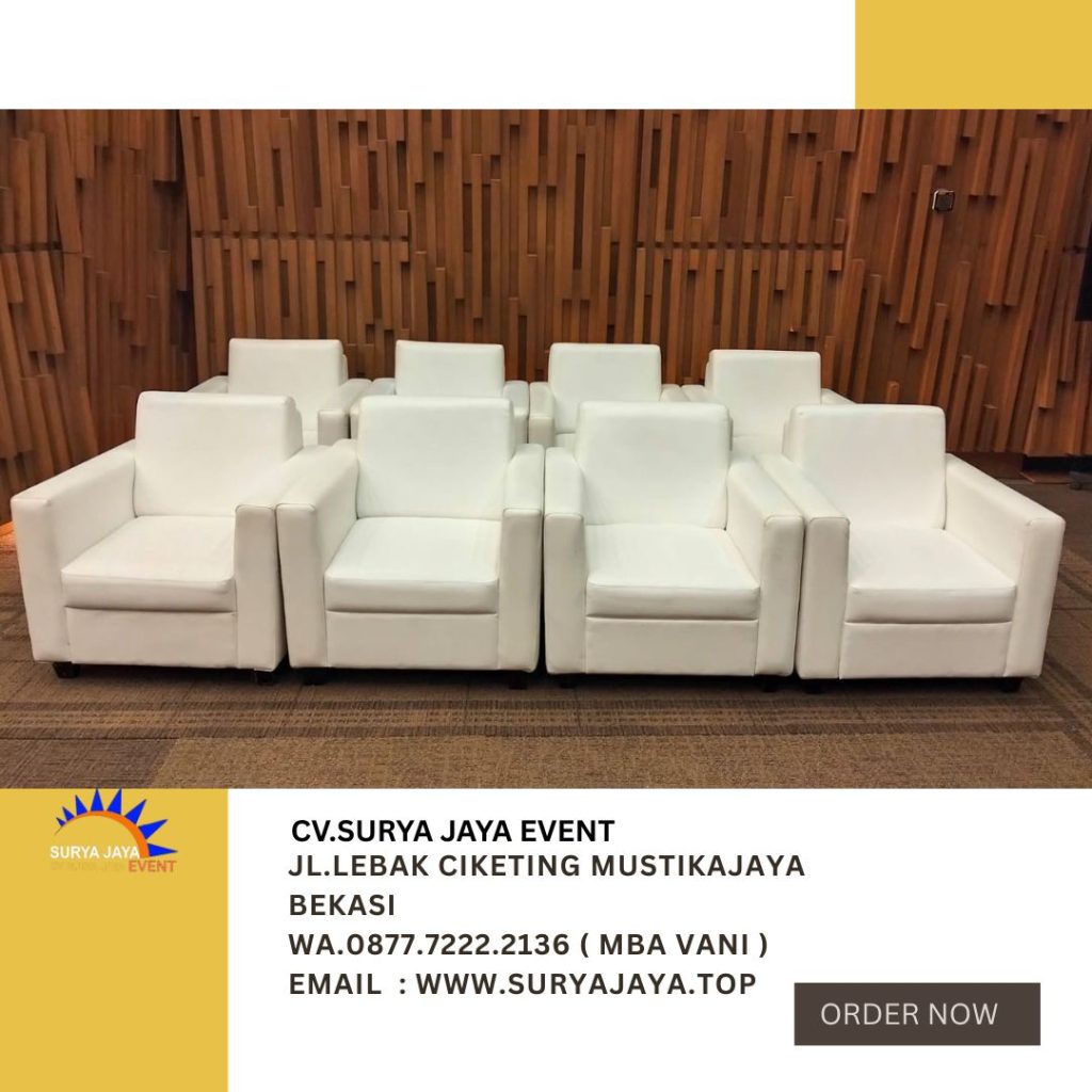 Sewa Sofa Putih Single Di Tangerang