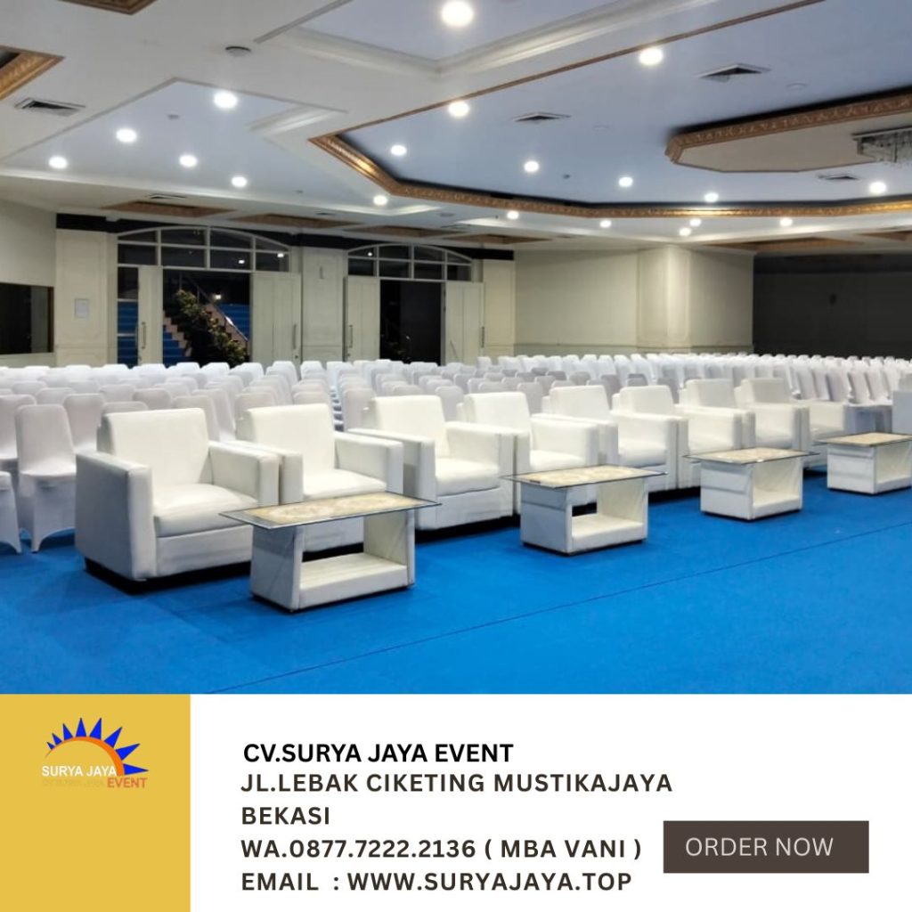 Sewa Sofa,Meja VIP Kaca Dan Kursi Futura Area Jakarta