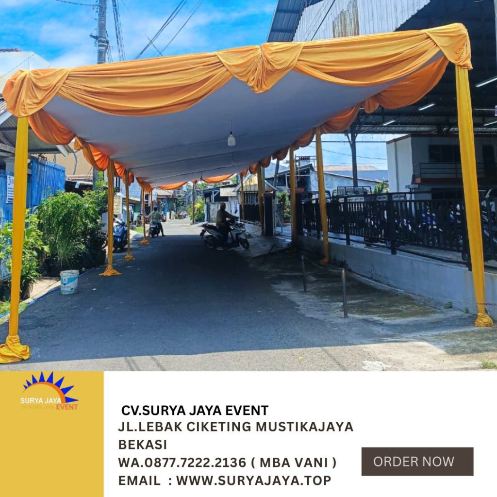 Sewa Tenda Plafon Poni Gold Di Kedaung Kaliangke Cengkareng Jakbar