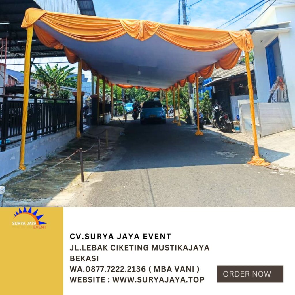 Sewa Tenda Plafon Poni Gold Di Kedaung Kaliangke Cengkareng Jakbar