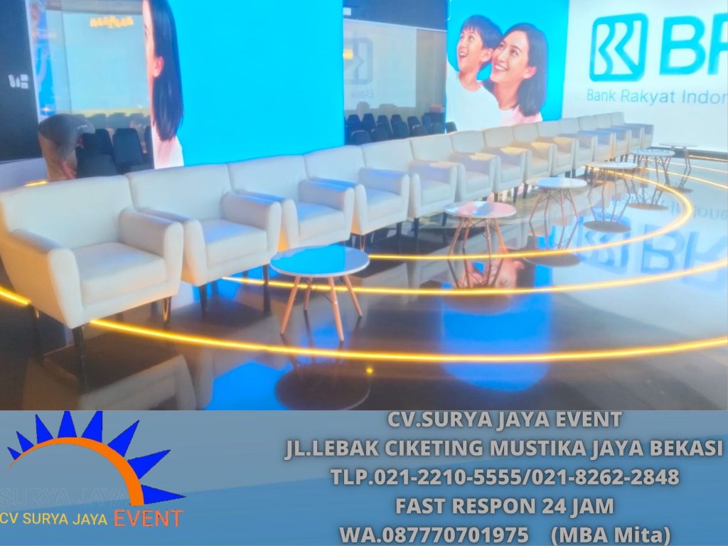 Sewa Sofa Scandinavia Putih Dan Meja Dirmy Jakarta