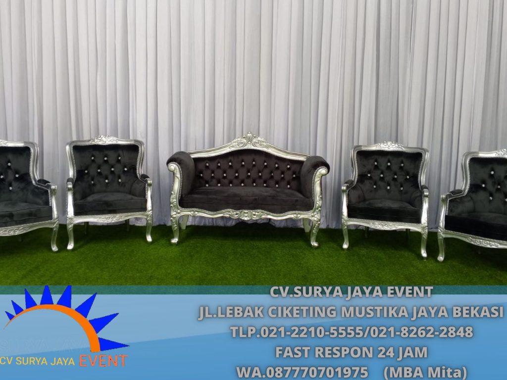 Rental Kursi Pelaminan Silver Dan Dekorasi Khitanan Area Bekasi