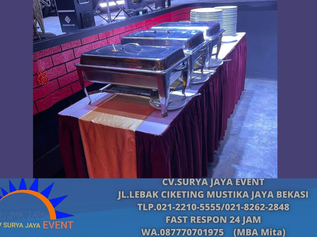 Sewa Meja Prasmanan Atau Meja Buffet Area Jakarta