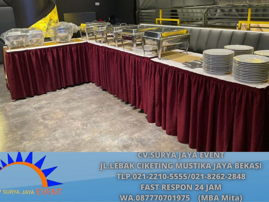 Sewa Meja Prasmanan Atau Meja Buffet Area Jakarta