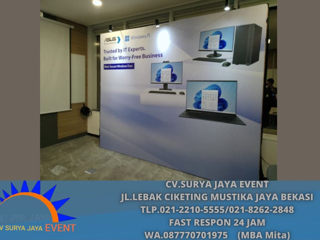 Sewa BACKDROP SPOT LIGHT Area Cikarang Bekasi
