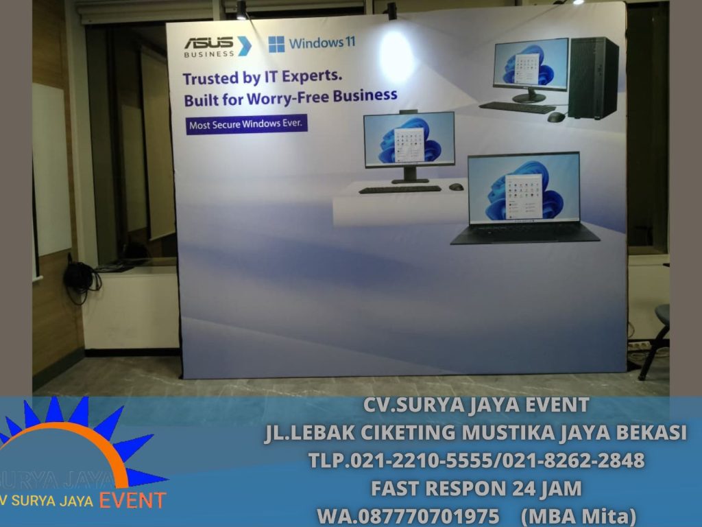 Sewa BACKDROP SPOT LIGHT Area Cikarang Bekasi