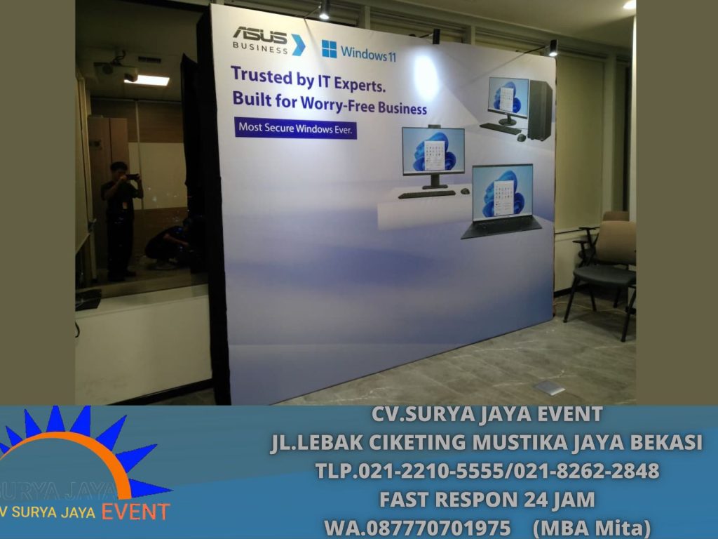 Sewa BACKDROP SPOT LIGHT Area Cikarang Bekasi