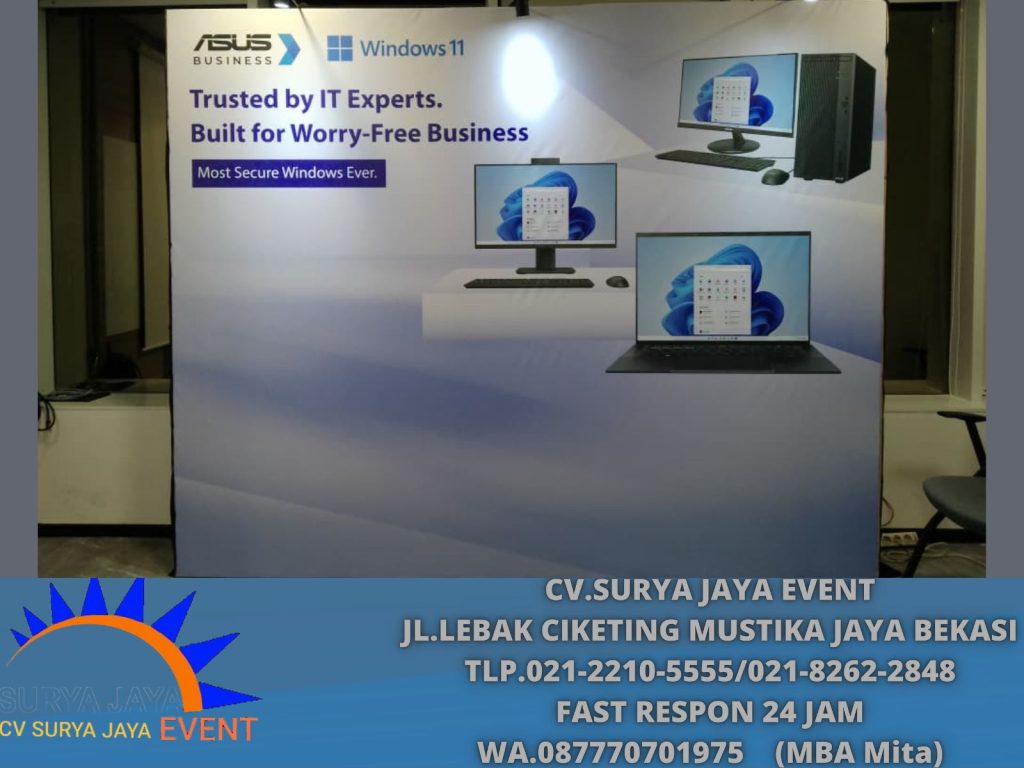 Sewa BACKDROP SPOT LIGHT Area Cikarang Bekasi