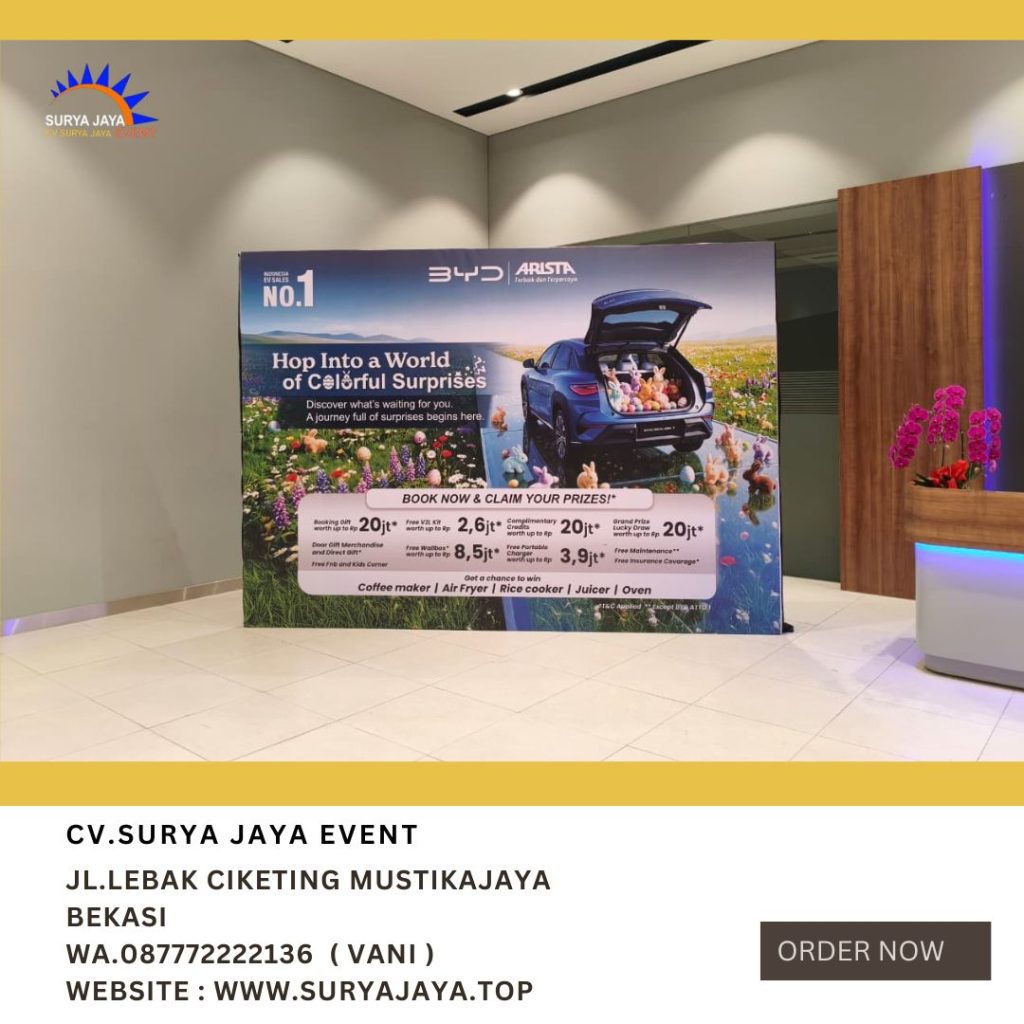 Jasa Sewa Backdrop Event Area Jakarta