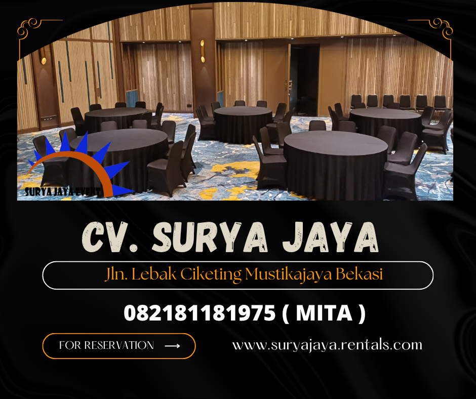 Layanan Sewa Meja Bundar Harga Ekonomis Di Depok