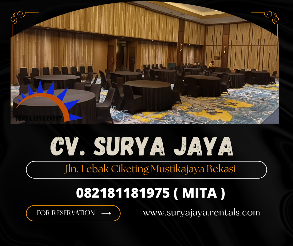 Layanan Sewa Meja Bundar Harga Ekonomis Di Depok