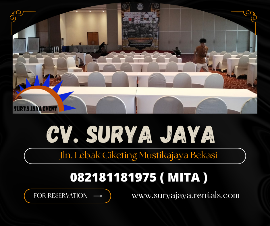 Sewa Kursi Susun Stainless,Meja IBM,Meja Vip Jakarta