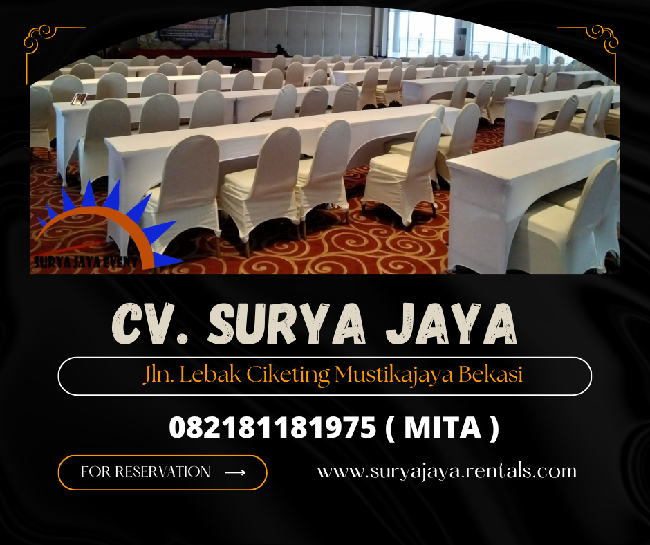 Sewa Kursi Susun Stainless,Meja IBM,Meja Vip Jakarta