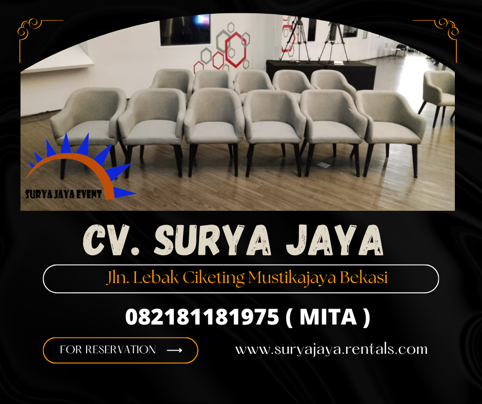 Rental Kursi Sofa Studio Area Jl.Gatot Subroto Jaksel