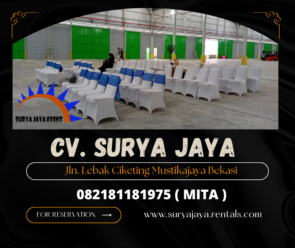 DISEWAKAN KURSI SUSUN COVER KETAT WILAYAH BEKASI
