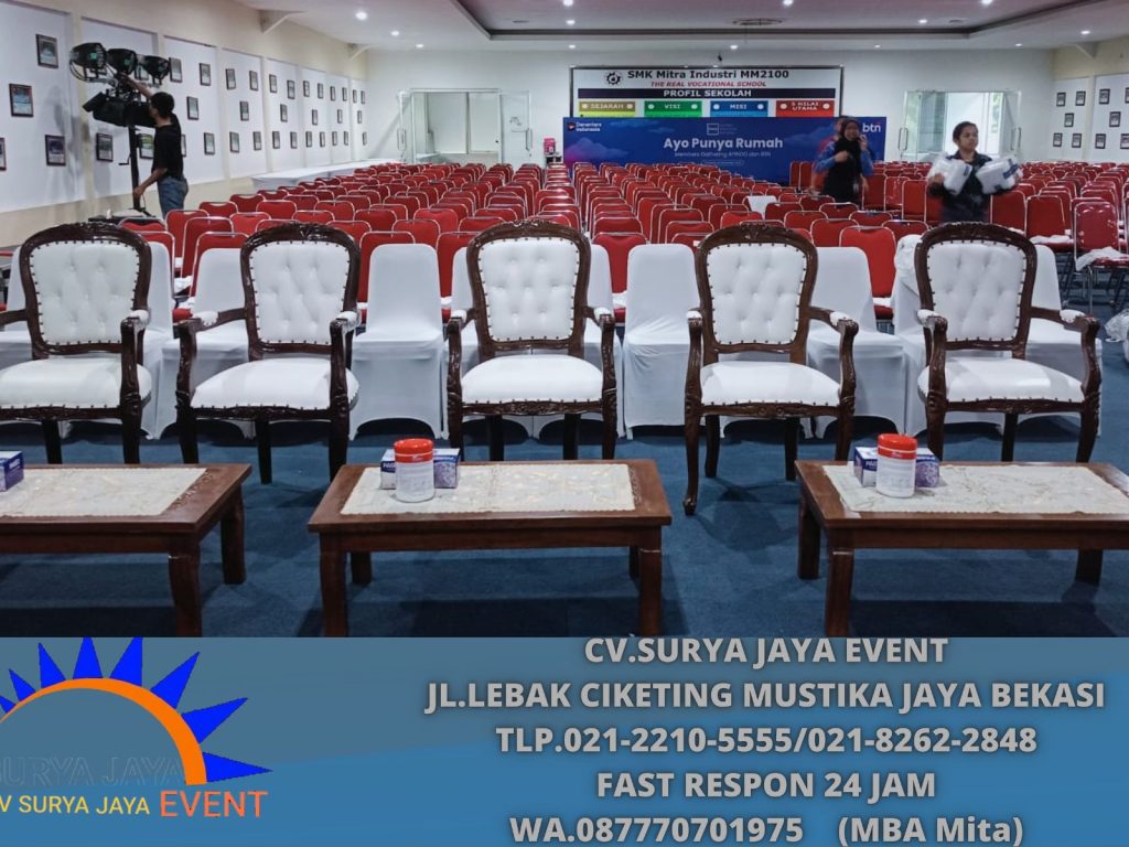 sewa Kursi Kayu VIP Atau Arm Chairs Tangsel