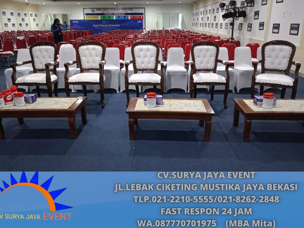sewa Kursi Kayu VIP Atau Arm Chairs Tangsel