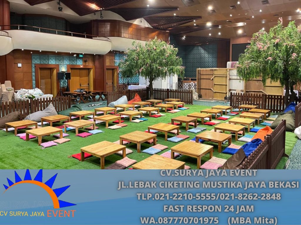 Sewa Meja Dan Bantal Lesehan Jakarta Selatan