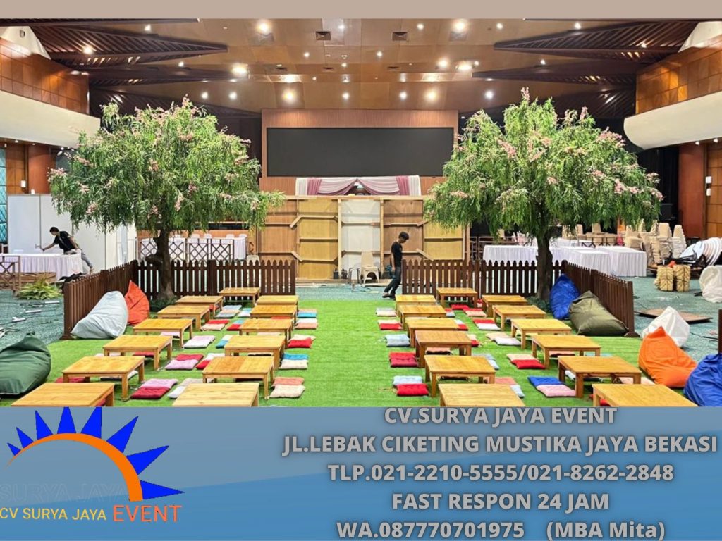 Sewa Meja Dan Bantal Lesehan Jakarta Selatan