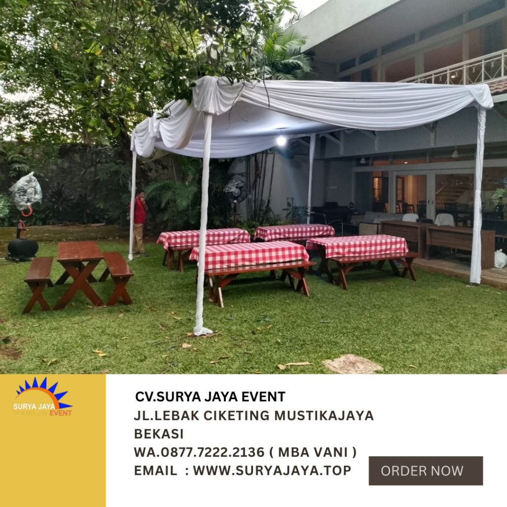 Rental TENDA PLAFON PUTIH Area grand wisata Bekasi