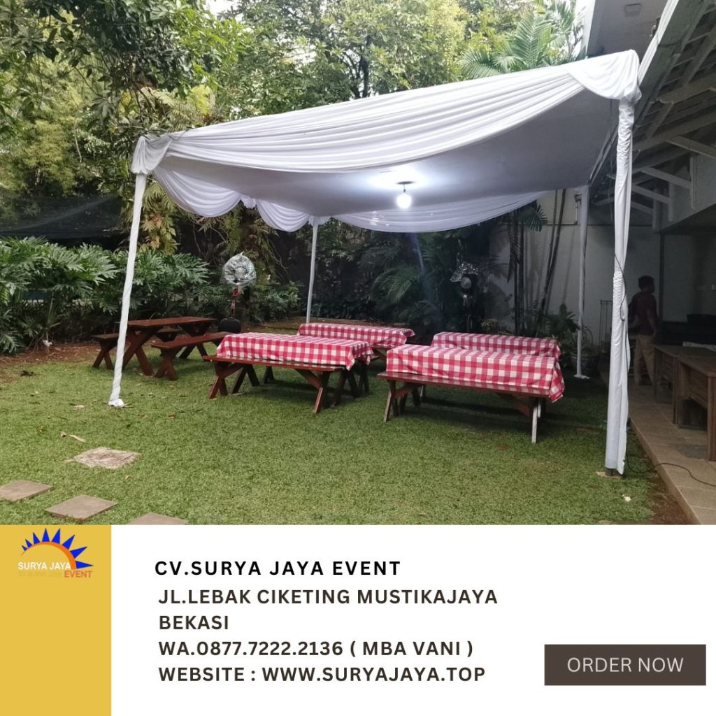 Rental TENDA PLAFON PUTIH Area grand wisata Bekasi