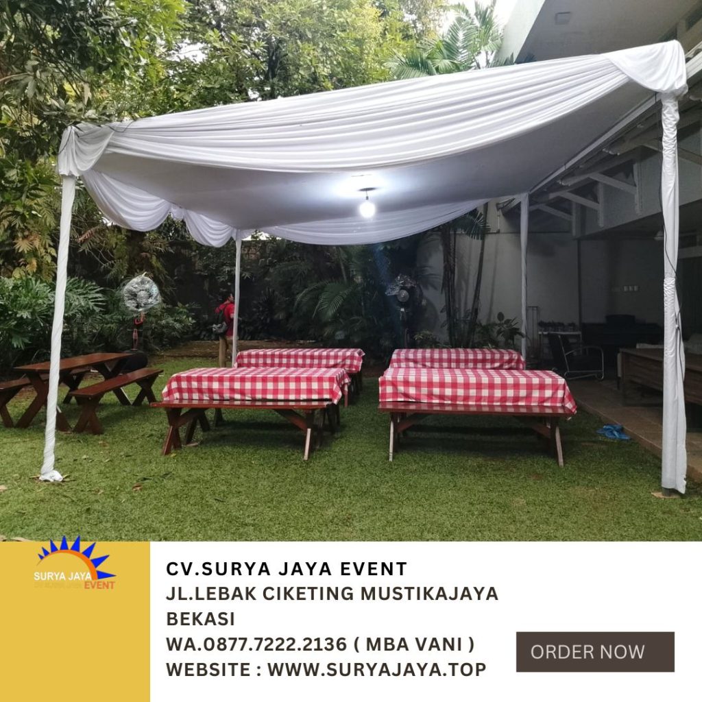 Rental TENDA PLAFON PUTIH Area grand wisata Bekasi