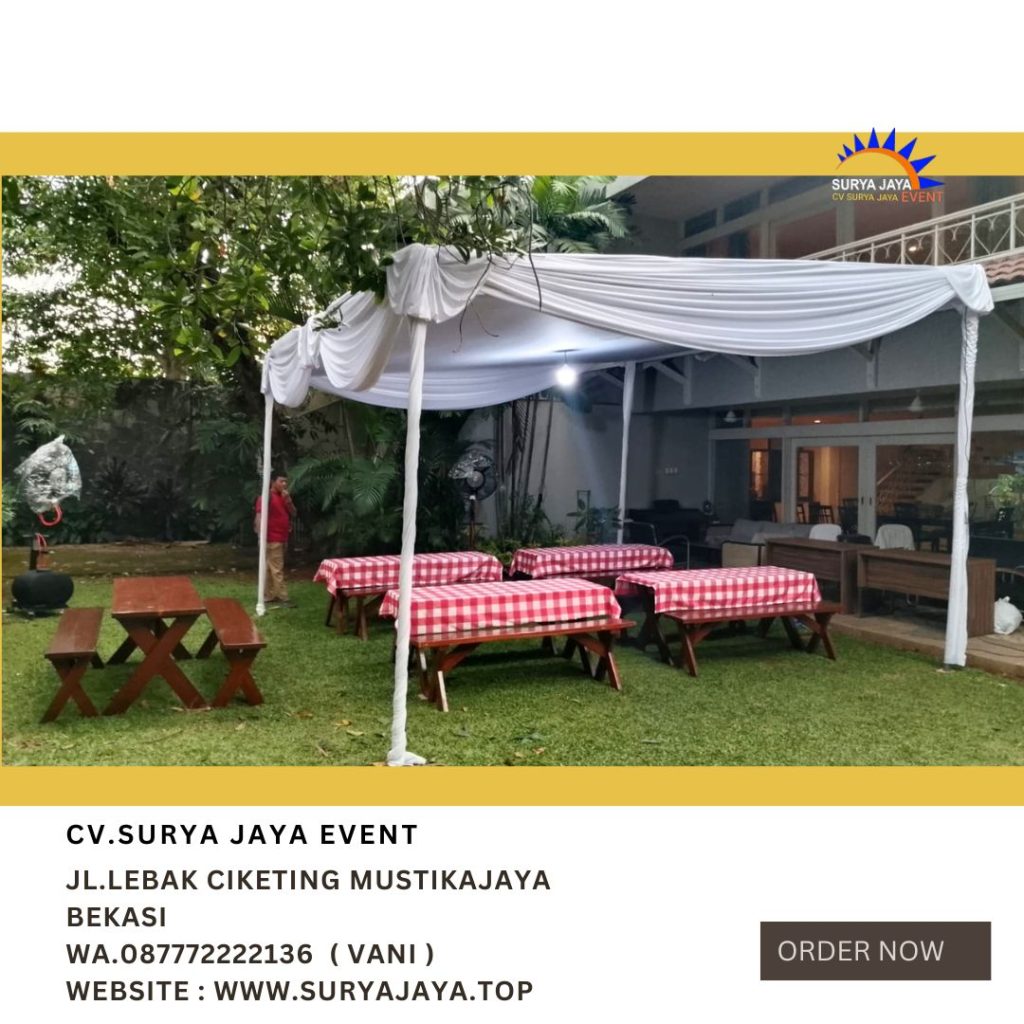 Rental TENDA PLAFON PUTIH Area grand wisata Bekasi
