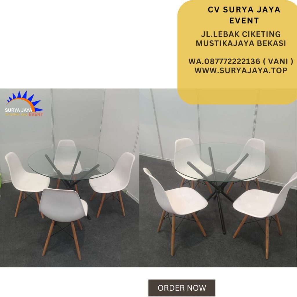 Sewa KURSI SCRAMBLE DAN MEJA DEALING Di JCC Jakpus