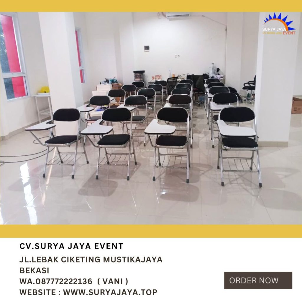 Sewa Kursi Kuliah Stainless Lipat Bogor
