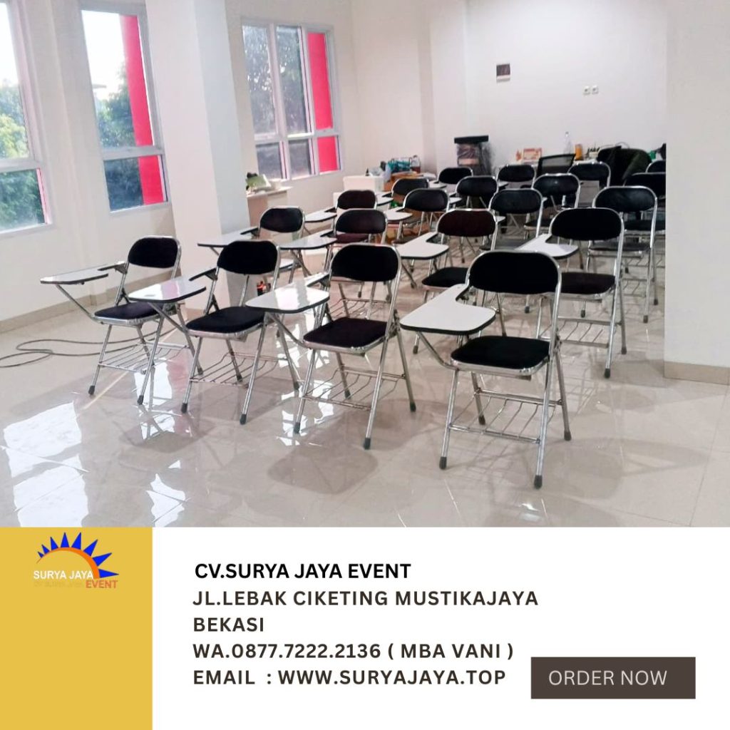 Sewa Kursi Kuliah Stainless Lipat Bogor