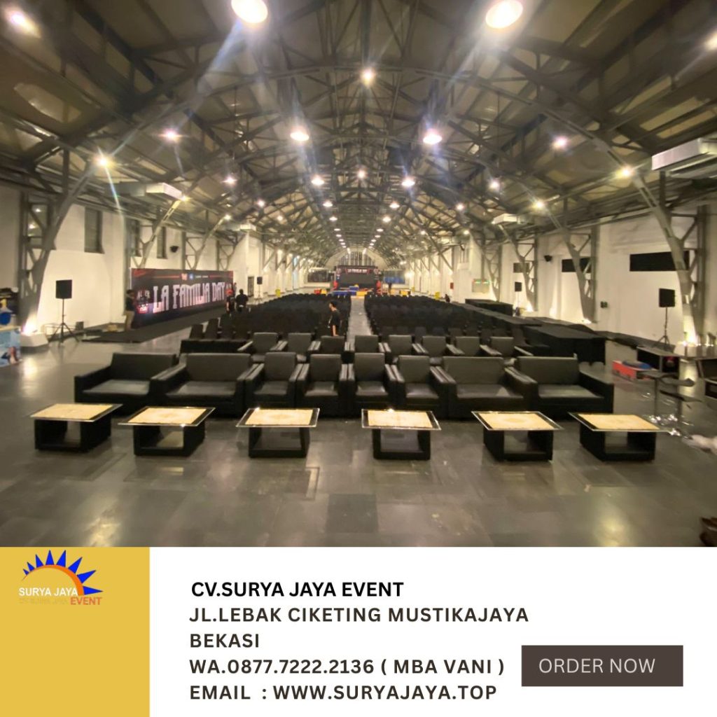 Sewa SOFA SINGLE Dan DOUBLE HITAM Jakarta