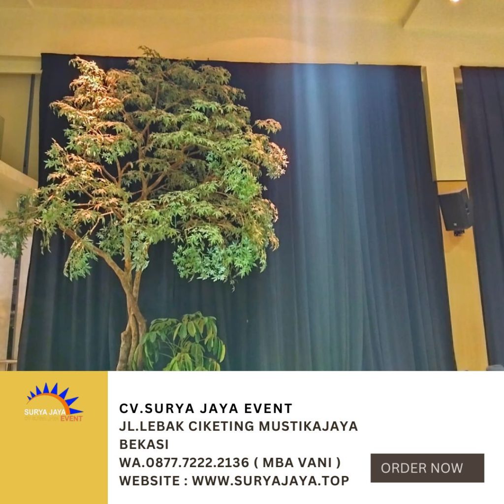 Sewa Tirai Hitam Event RDTX SQUAR Jaksel