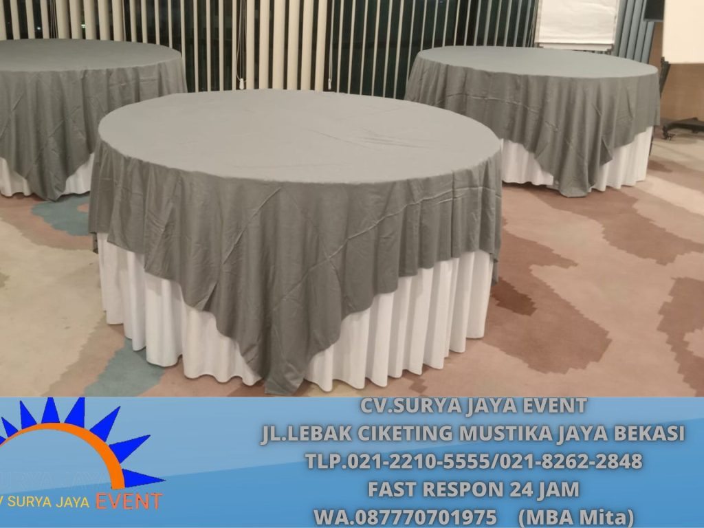 Sewa Napkin Abu-abu Event Hotel Margo Depok