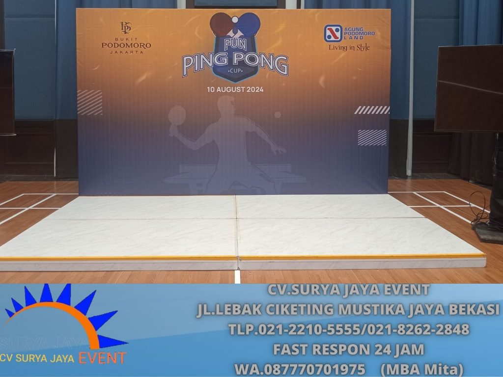 Sewa BACKDROP PANGGUNG MELAMINTO PUTIH Jakarta barat