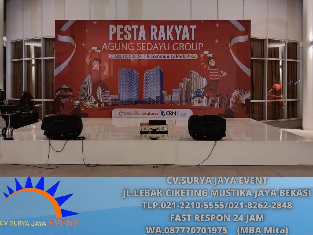 Sewa BACKDROP PANGGUNG MELAMINTO PUTIH Jakarta barat