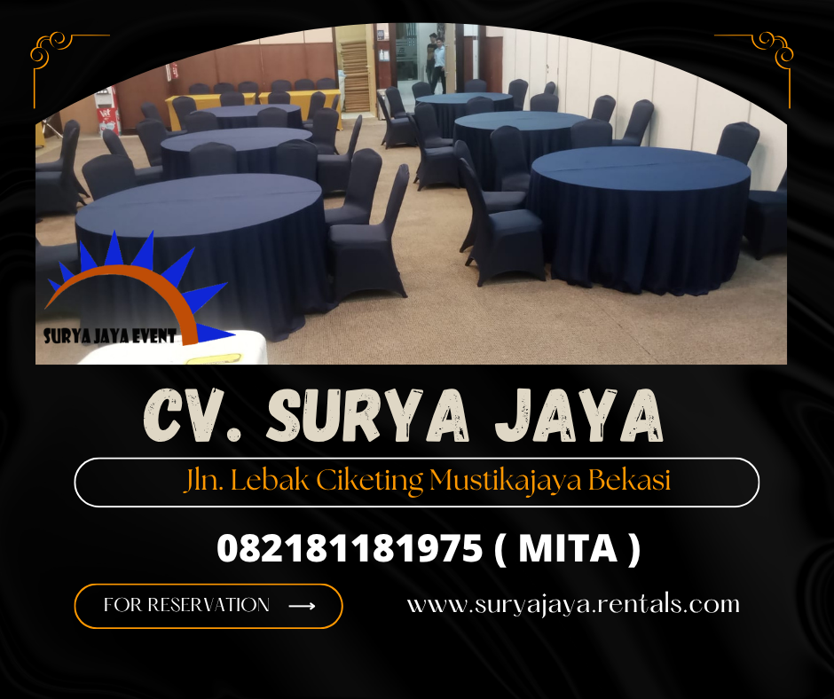 RENTAL MEJA DAN KURSI HARGA TERJANGKAU DI BEKASI