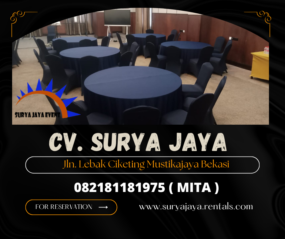 RENTAL MEJA DAN KURSI HARGA TERJANGKAU DI BEKASI