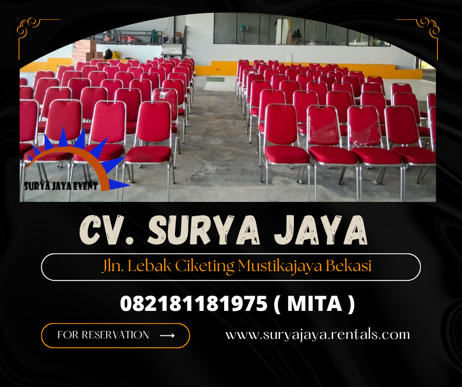 MENYEWAKAN KURSI FUTURA MERAH POLOS DI BOGOR
