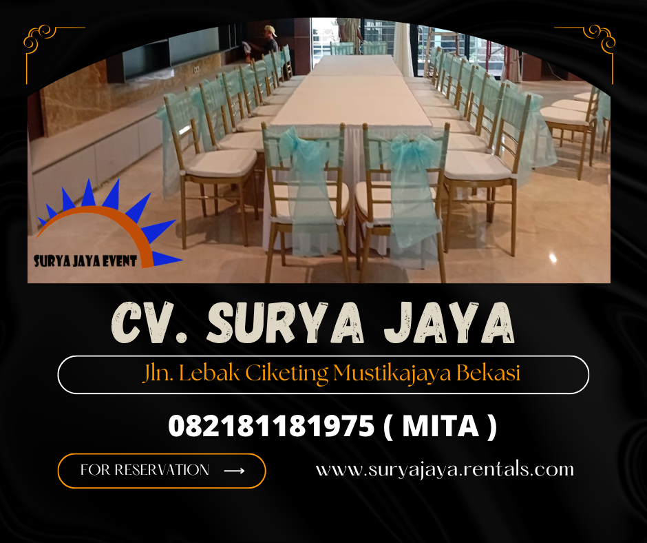 Sewa Meja Ibm,Kursi Tiffany Gold Jakarta