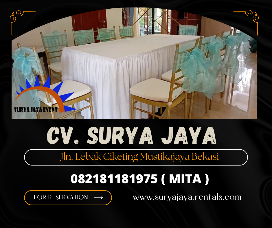 Sewa Meja Ibm,Kursi Tiffany Gold Jakarta