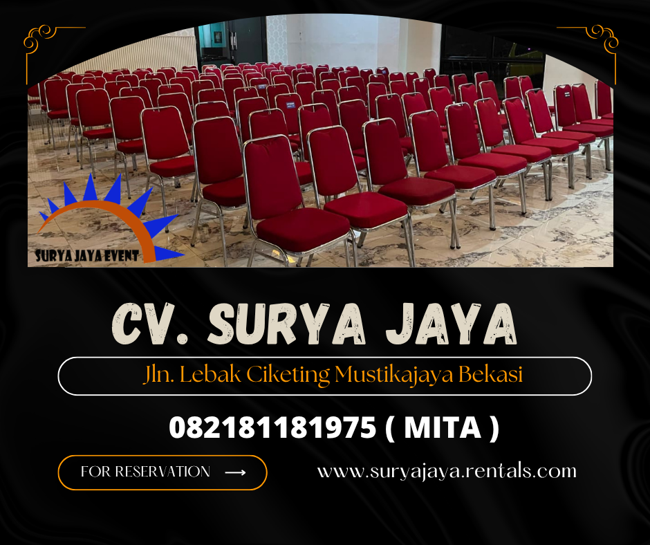 Sewa Kursi Event Polos Stok Ribuan Siap Kirim Area Jakarta
