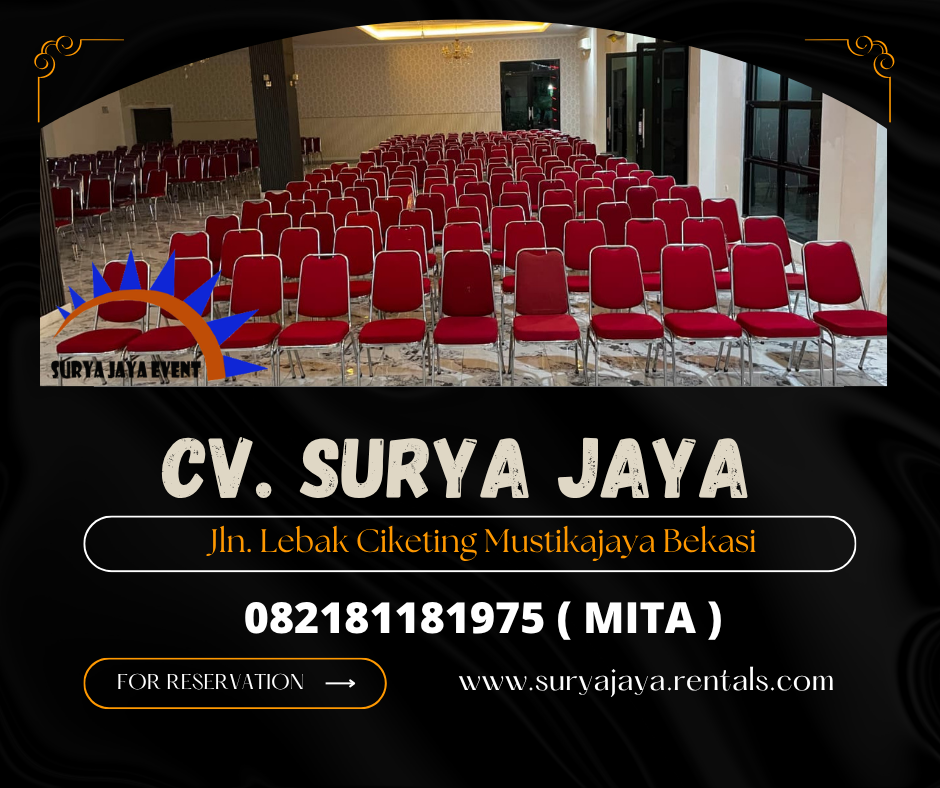 Sewa Kursi Event Polos Stok Ribuan Siap Kirim Area Jakarta