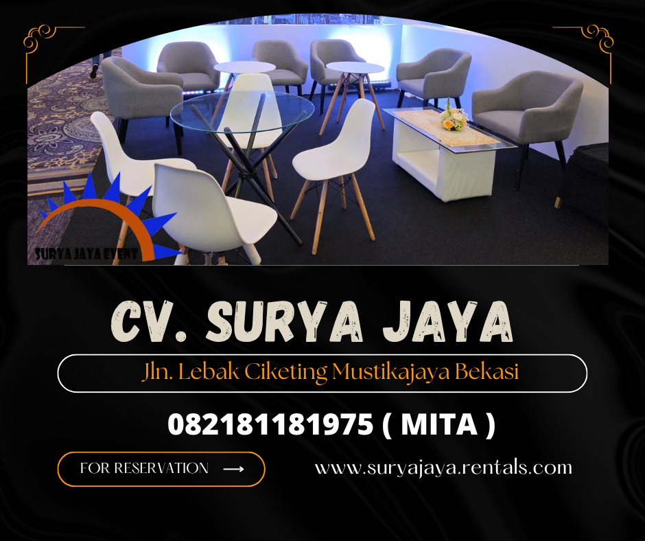 Rental Kursi Scarmble Putih Stok Banyak Area Jakarta