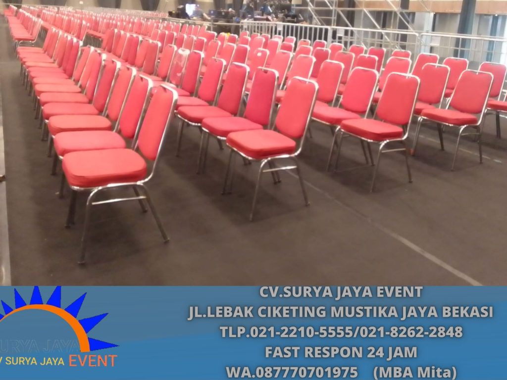 Rental KURSI Event TYPE SUSUN STAINLESS Cimone Tangerang