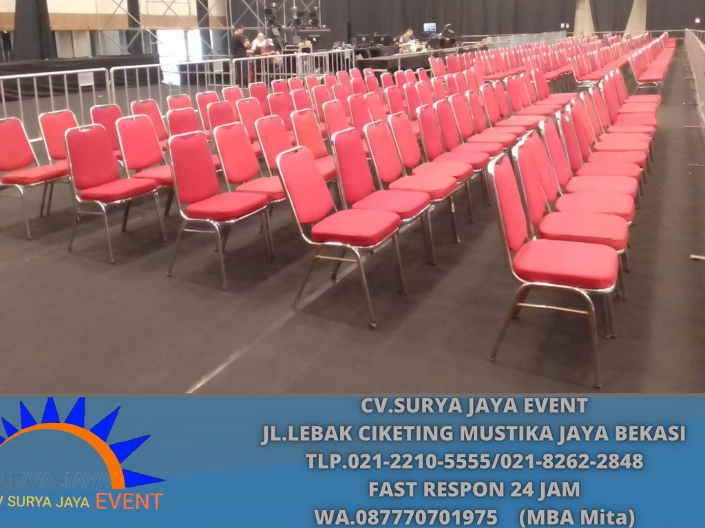 Rental KURSI Event TYPE SUSUN STAINLESS Cimone Tangerang