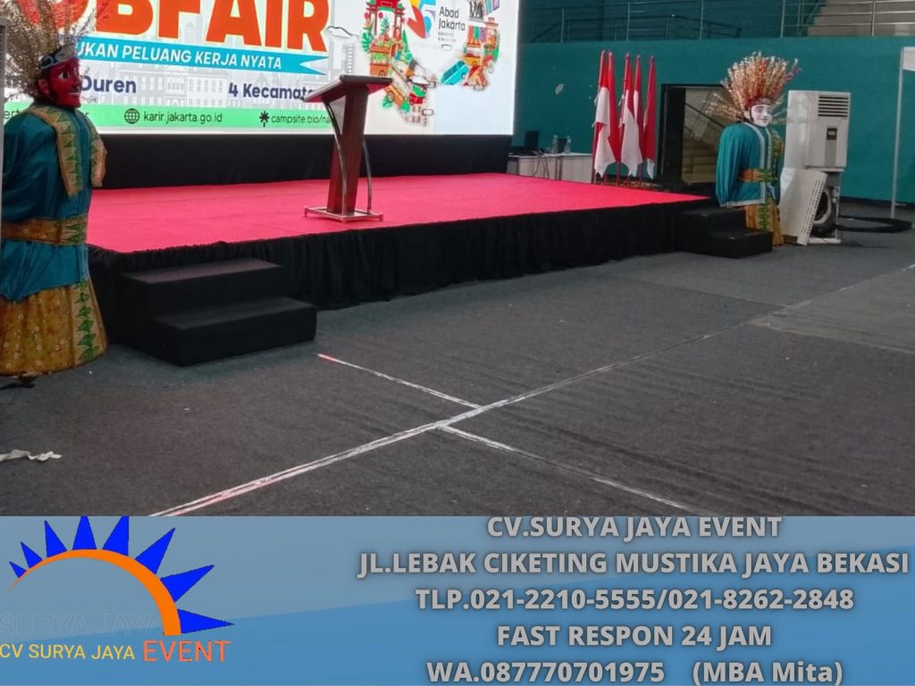 Sewa Panggung Karpet Merah Event Jakarta Job Fair
