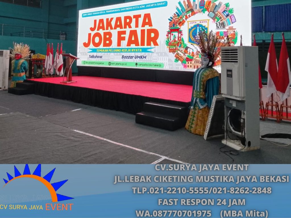 Sewa Panggung Karpet Merah Event Jakarta Job Fair